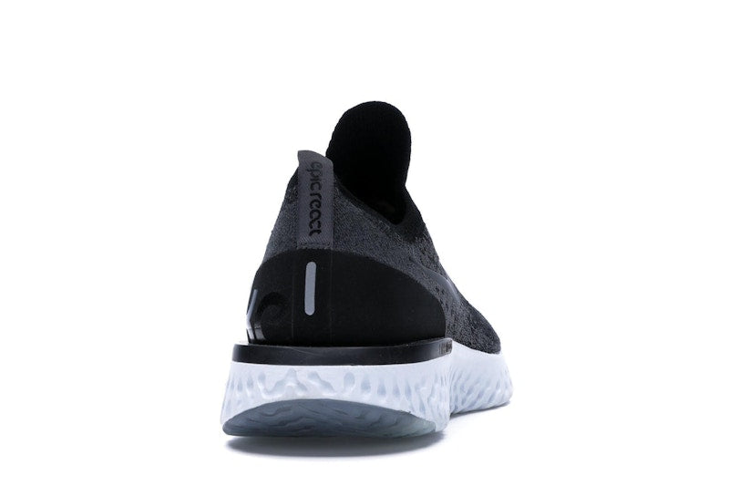 Nike Epic React Flyknit Black Dark Grey
