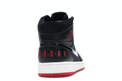 Jordan 1 Mid Black University Red