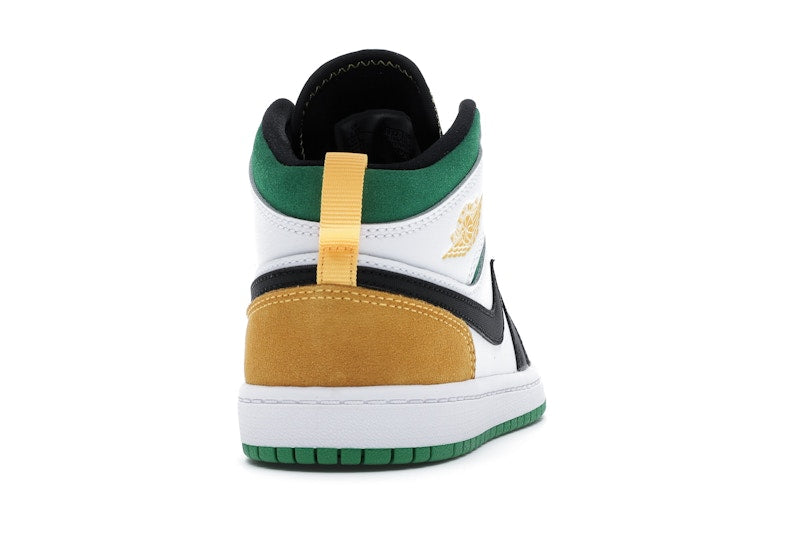 Jordan 1 Mid SE White Laser Orange Lucky Green (PS)