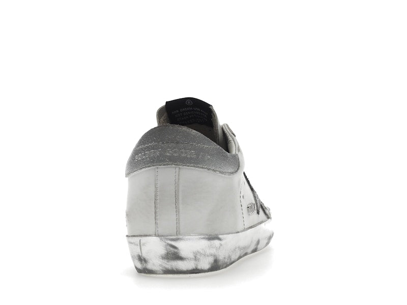 Golden Goose Super-Star White Silver Sparkle (Women's)