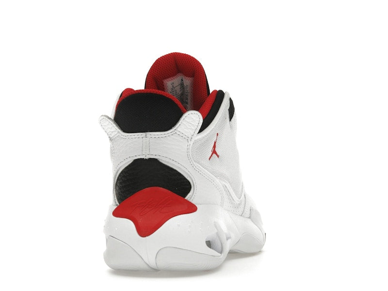 Jordan Max Aura 4 White Black University Red