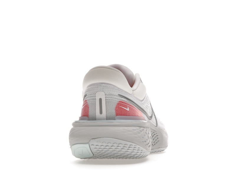 Nike ZoomX Invincible Run Flyknit White Pure Platinum Chile Red