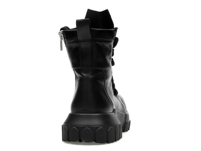 Rick Owens Lido Jumbo Laced Bozo Tractor Black