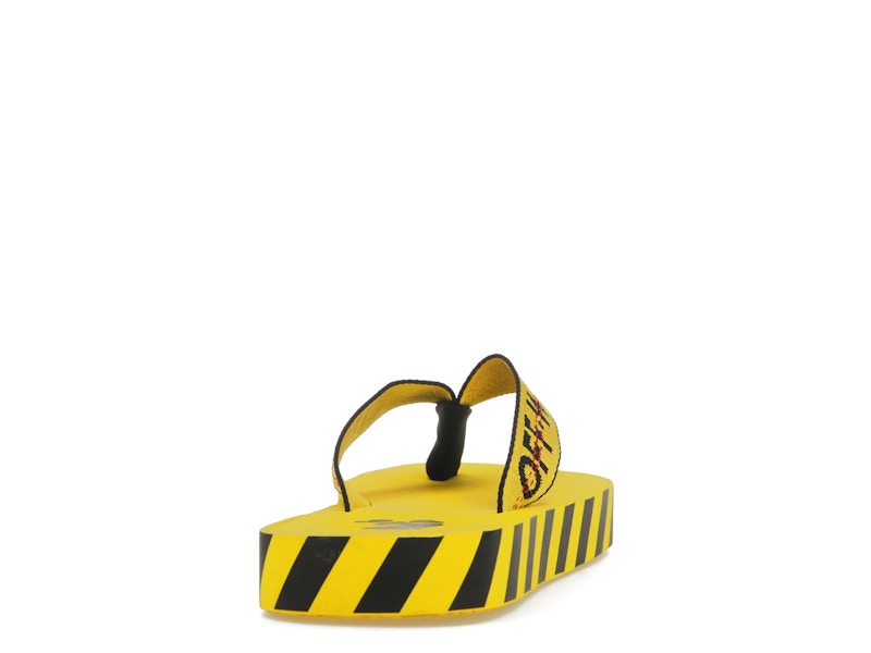 OFF-WHITE Industrial Flip Flops Yellow SS21