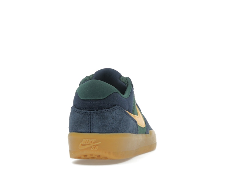 Nike SB Force 58 Midnight Navy Fir Gum Light Brown University Gold