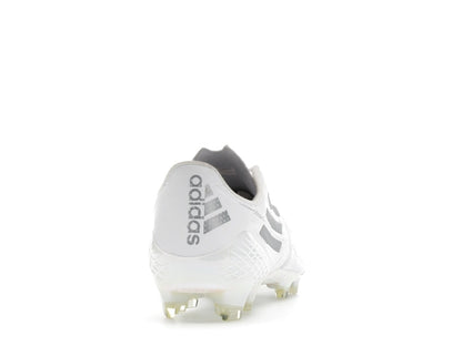 adidas Adizero F50 4 Leather FG White Silver Metallic