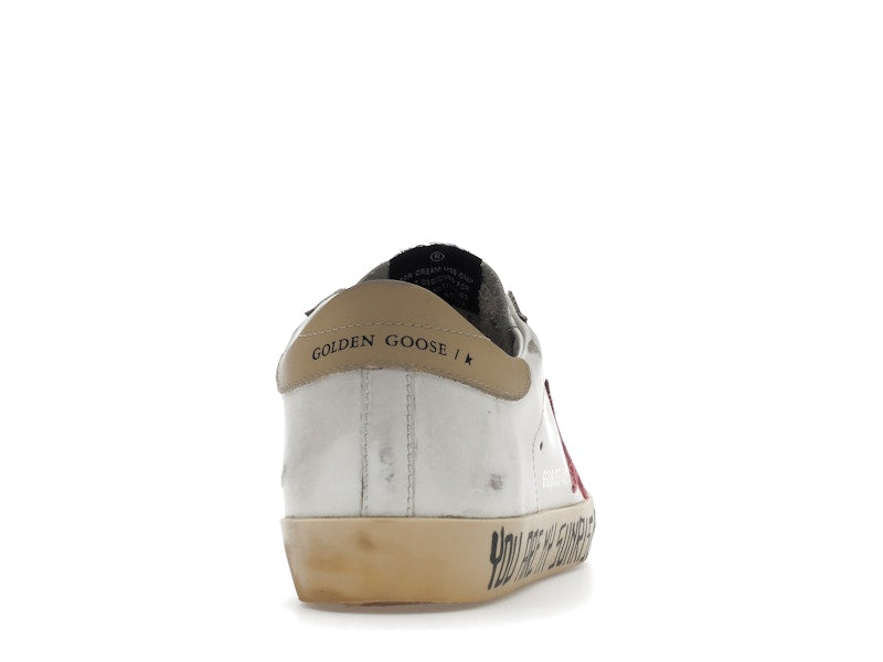 Golden Goose Super-Star You Are My Sunrise White Red (Women's)