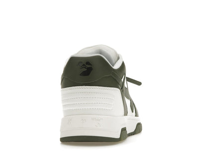 OFF-WHITE Out Of Office OOO Low Tops White Khaki