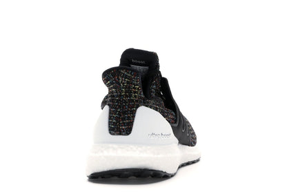 adidas Ultra Boost 4.0 Black Multi-Color White Heel Cage