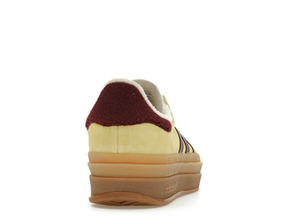 adidas Gazelle Bold Almost Yellow Maroon (Women's)