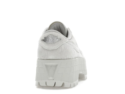 Jordan 1 Low Brooklyn Light Bone Metallic Silver (Women's)
