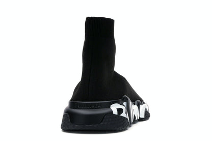 Balenciaga Speed Graffiti Trainers Black