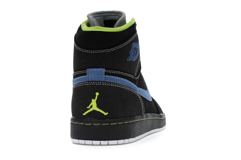 Jordan 1 Retro High Black Cyber Blue Sapphire