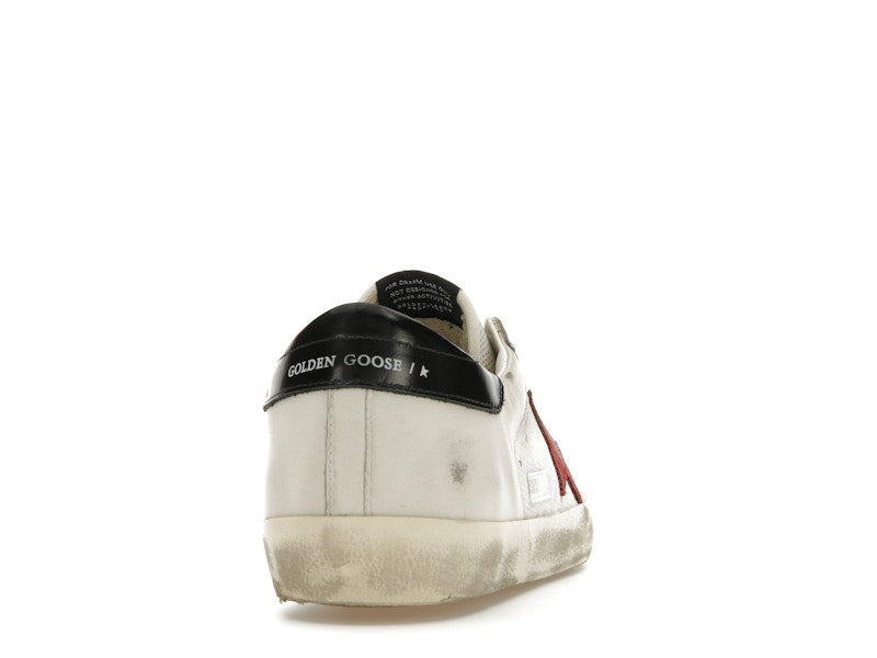 Golden Goose Super-Star White Red Black