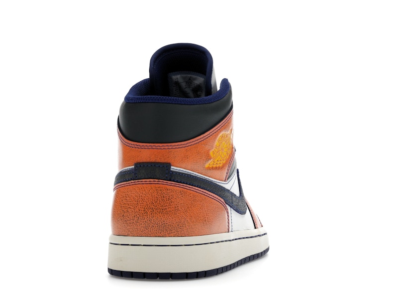 Jordan 1 Mid SE Summit White Crimson Bliss Deep Royal Blue Iron Grey