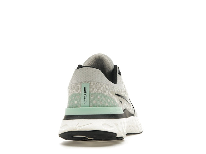 Nike React Infinity Run Flyknit 3 Phantom Black Mint