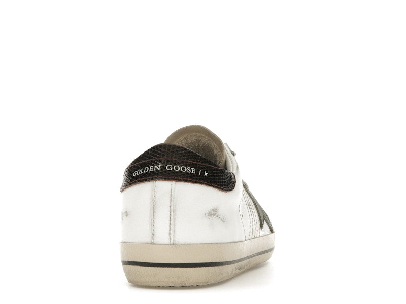 Golden Goose Super-Star White Seedpearl Green