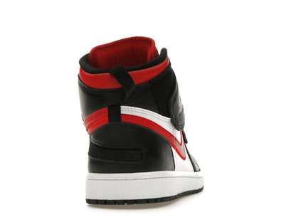 Jordan 1 High FlyEase Black White Fire Red