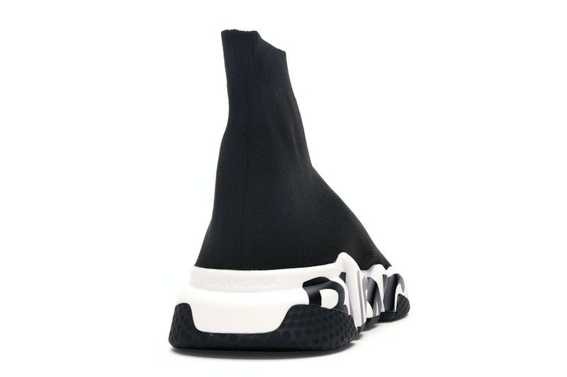 Balenciaga Speed Graffiti Trainers Black White