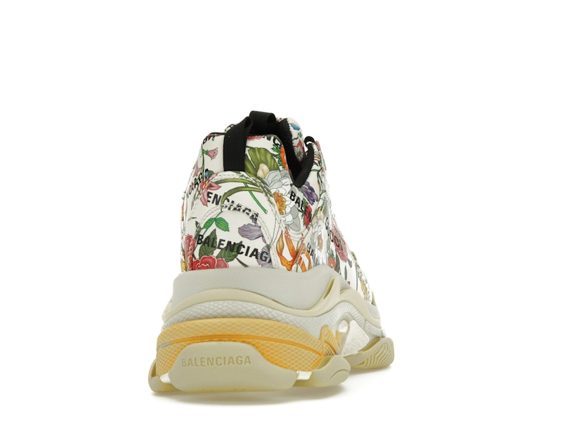 Gucci x Balenciaga The Hacker Project Triple S  Flora Print
