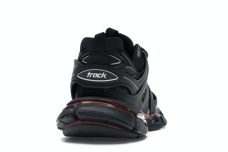 Balenciaga Track Trainers Black Bordeaux