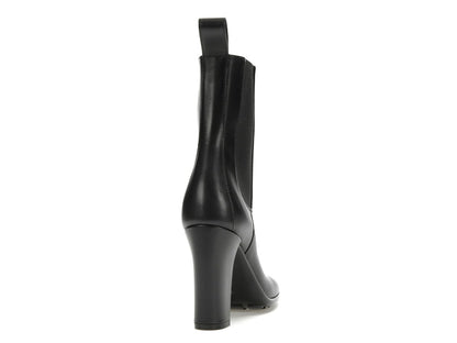 Bottega Veneta Storm Moulded Toe Leather Chelsea Boot Black (Women's)