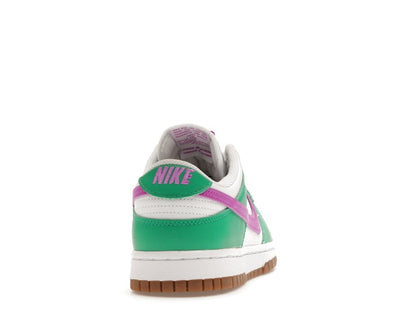 Nike Dunk Low White Stadium Green Fuchsia (Women's)