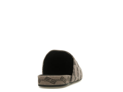 Balenciaga Cozy Jacquard Mules Brown
