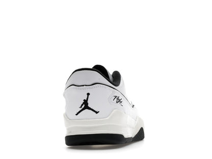 Jordan Flight Court White Sail Black