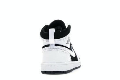 Jordan 1 Mid White Black (PS)