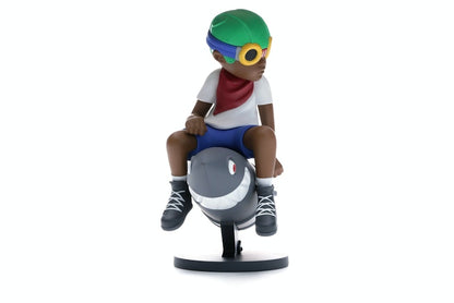 Hebru Brantley x Billionaire Boys Club x Bait Beyond The Beyond Fly Boy Figure 9 Inches White/Multi