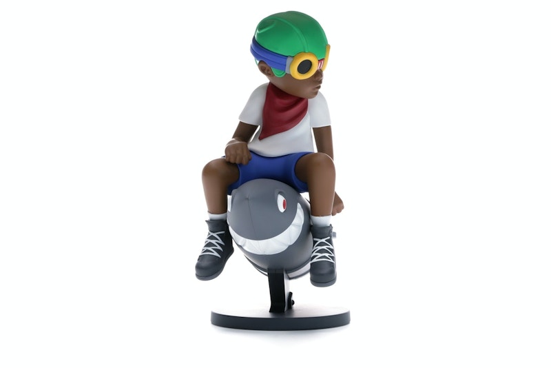 Hebru Brantley x Billionaire Boys Club x Bait Beyond The Beyond Fly Boy Figure 9 Inches White/Multi