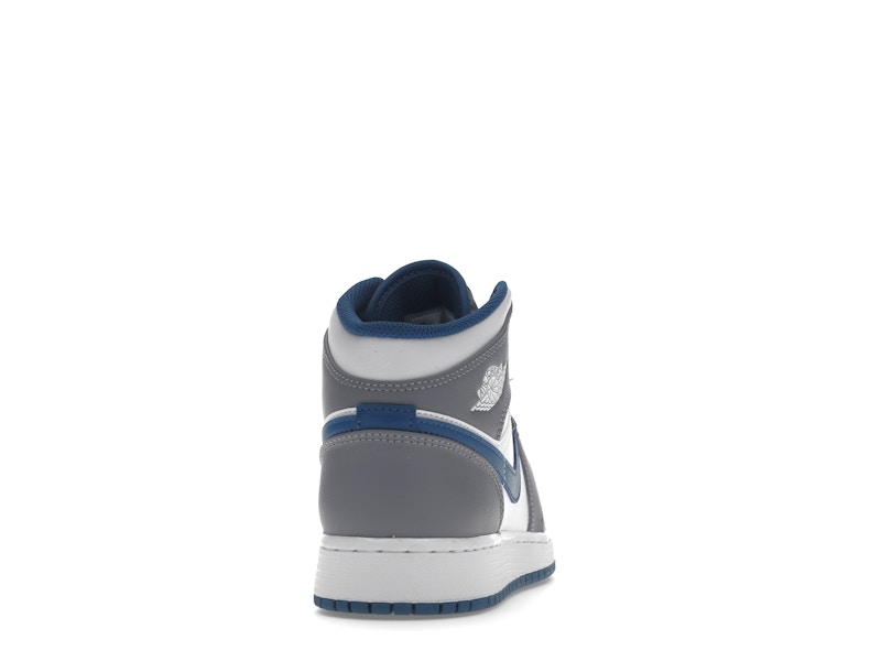 Jordan 1 Mid True Blue Cement (GS)