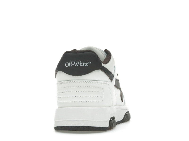 OFF-WHITE Out Of Office OOO Low Tops White Brown