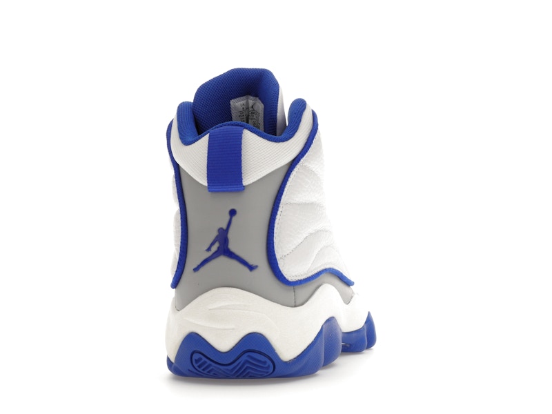 Jordan Pro Strong White Royal Grey