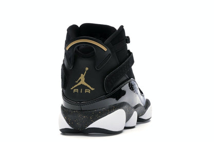Jordan 6 Rings Black Metallic Gold White