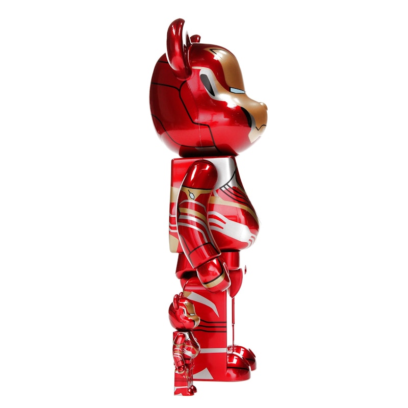 Bearbrick x Marvel Iron Man Mark 50 100% & 400% Set