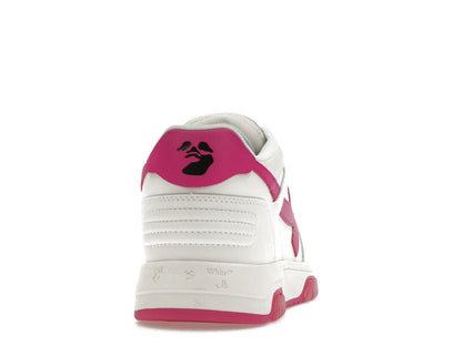 OFF-WHITE Out Of Office Calf Leather White Fuchsia (Women's)