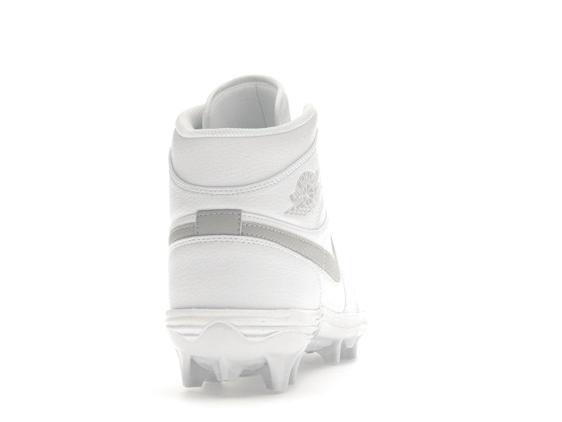 Jordan 1 Mid TD Cleat White Grey Fog
