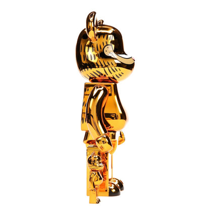 Bearbrick Garfield 100% & 400% Set Gold Chrome Ver.