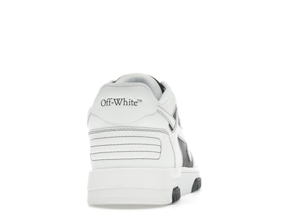 OFF-WHITE Out Of Office OOO Low Tops Black White