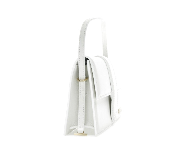 Jacquemus Le Bambino Long Shoulder Bag White