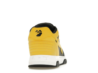 OFF-WHITE Out Of Office OOO Low Tops Black Yellow