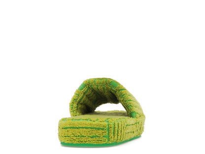 Bottega Veneta Resort Geometric Sandal Parakeet Kiwi