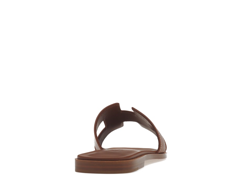 Hermes Oran Sandal Gold Box Calfskin Leather