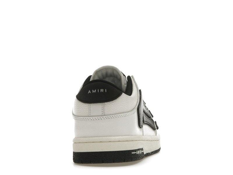 AMIRI Skel Top Low White Black White