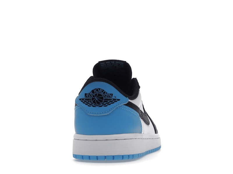 Jordan 1 Retro Low OG Black Dark Powder Blue (Women's)