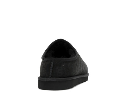 Kith Kithmas Monogram Shearling Slippers Black