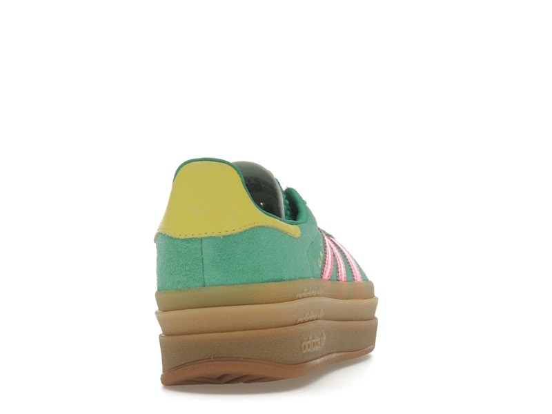 adidas Gazelle Bold Court Green Lucid Pink (Women's)