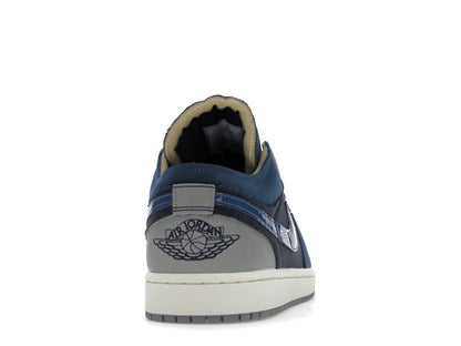 Jordan 1 Low SE Craft Obsidian French Blue Ashen Slate White